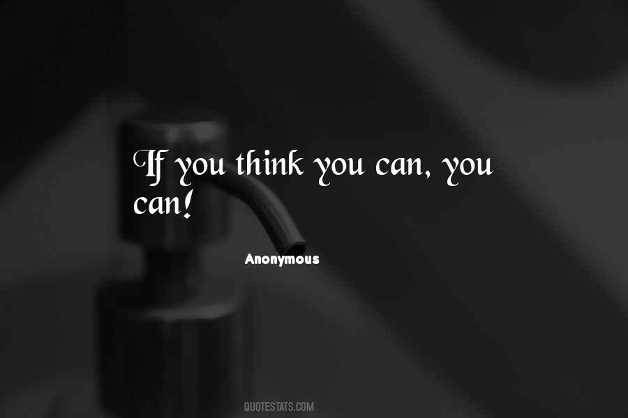 If You Think You Can Quotes #1360625