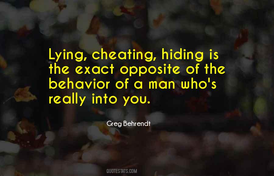 If You Think Your Man Is Cheating Quotes #1411618