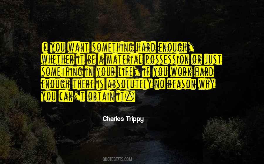 If You Want Something Hard Enough Quotes #1759390