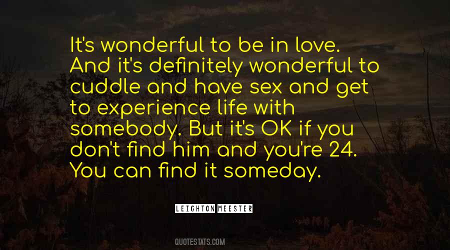 If You're In Love Quotes #355085
