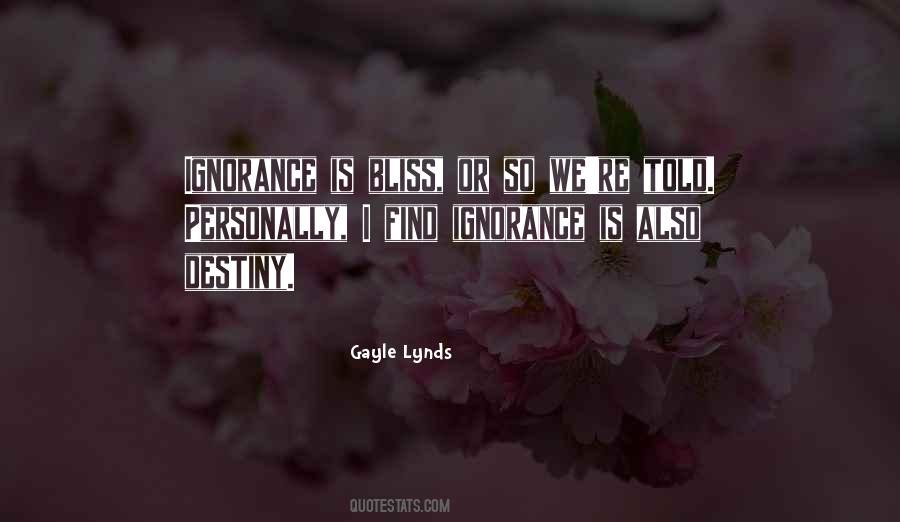 Ignorance Bliss Quotes #70042