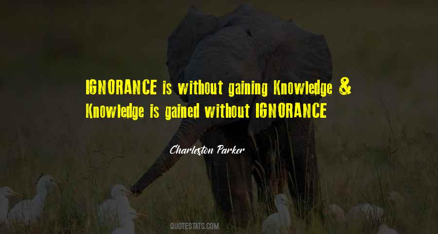 Ignorance Is Quotes #1193521