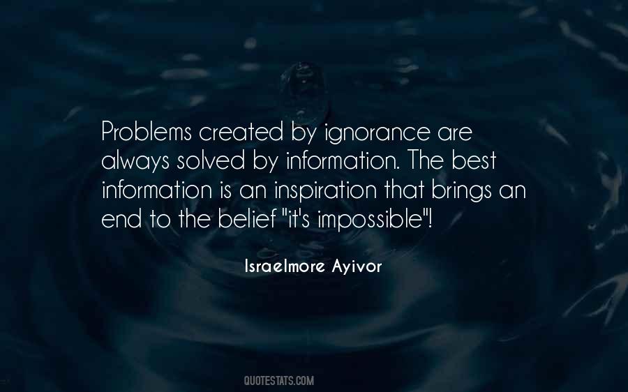 Ignorance Is The Best Quotes #1454162