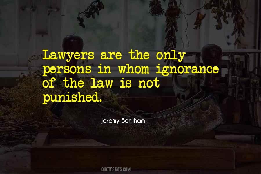 Ignorance Of Law Quotes #375213