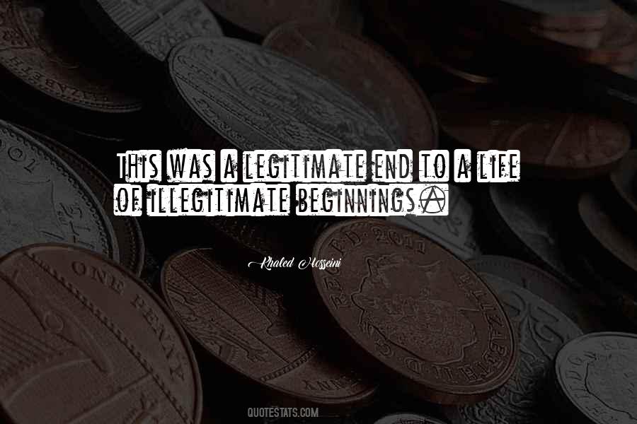 Illegitimate Quotes #350230