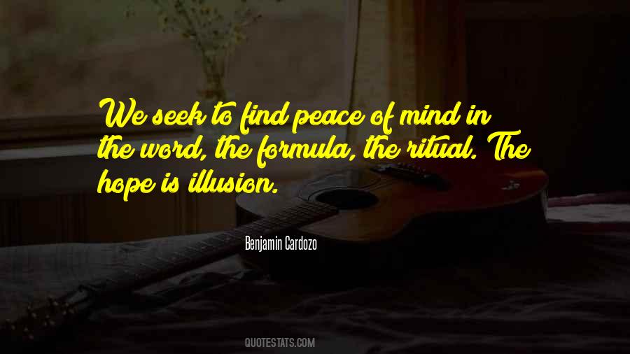 Illusion Of The Mind Quotes #502476
