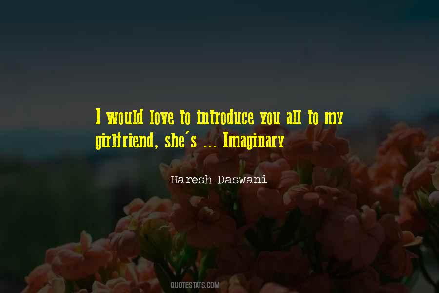 Imaginary Girlfriend Quotes #569236