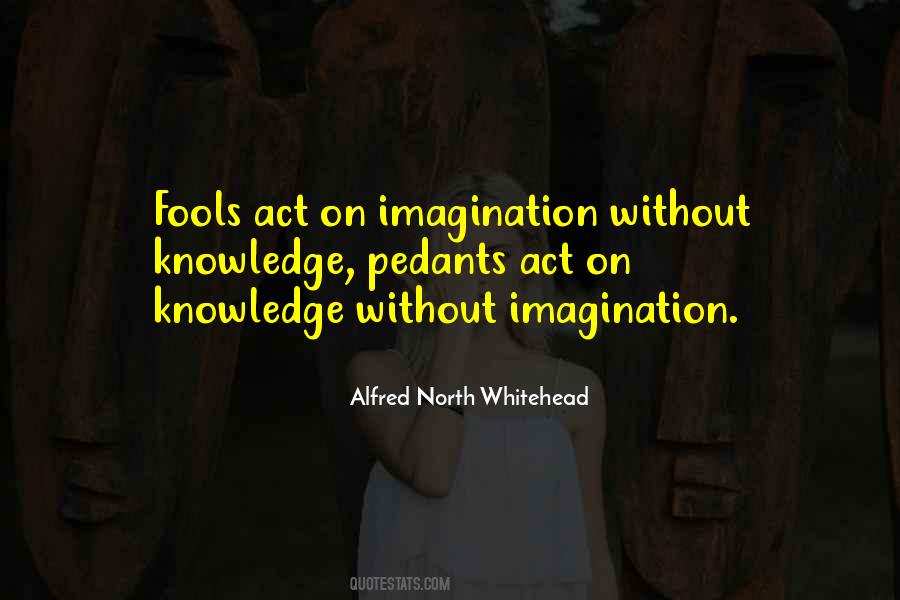 Imagination Without Knowledge Quotes #1344941