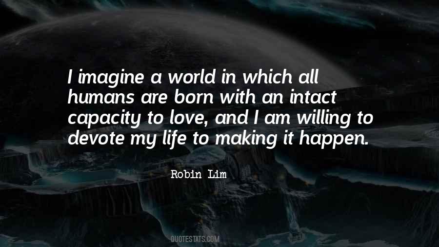 Imagine A World Quotes #881995