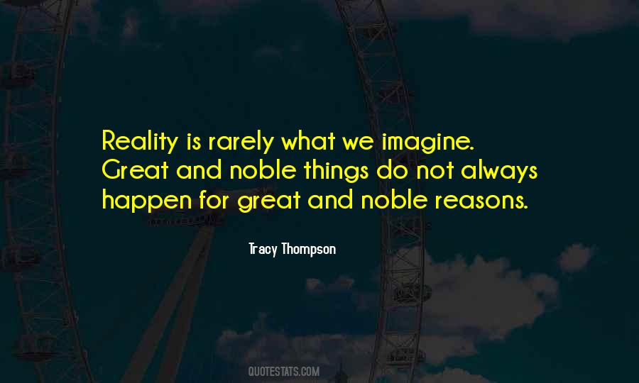 Imagine Reality Quotes #1019545