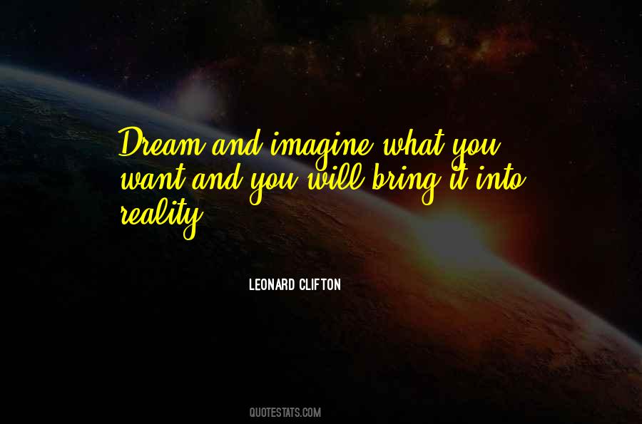 Imagine Reality Quotes #1162857