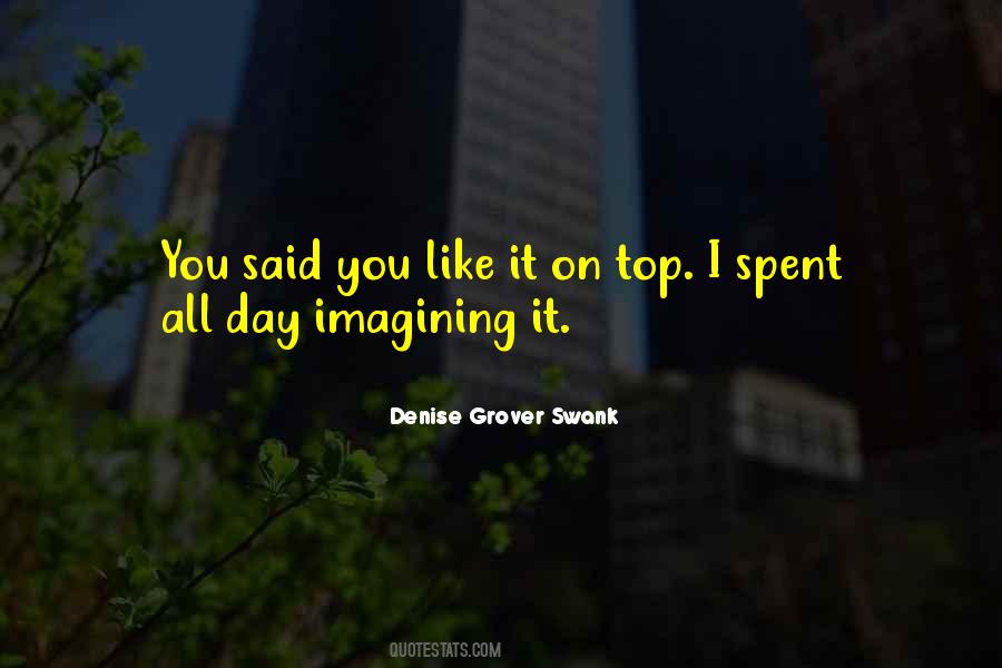 Imagining You Quotes #827996