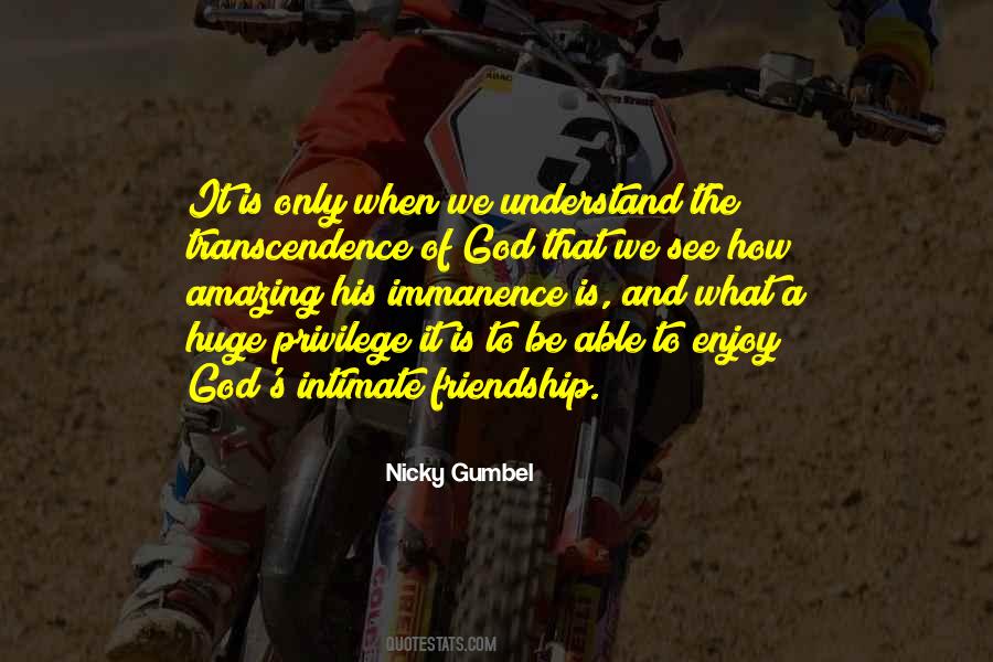 Immanence God Quotes #1175548