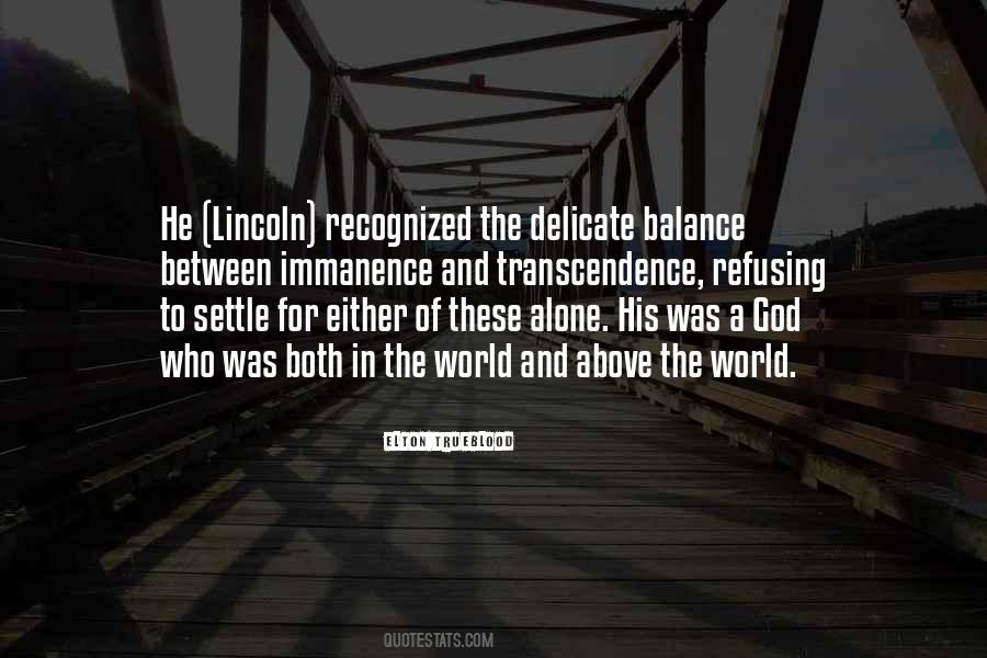 Immanence God Quotes #1356391