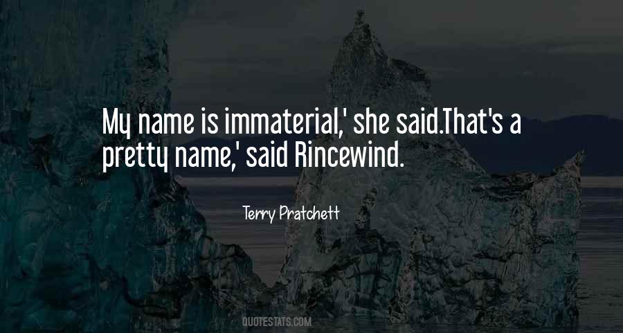 Immaterial Things Quotes #163127