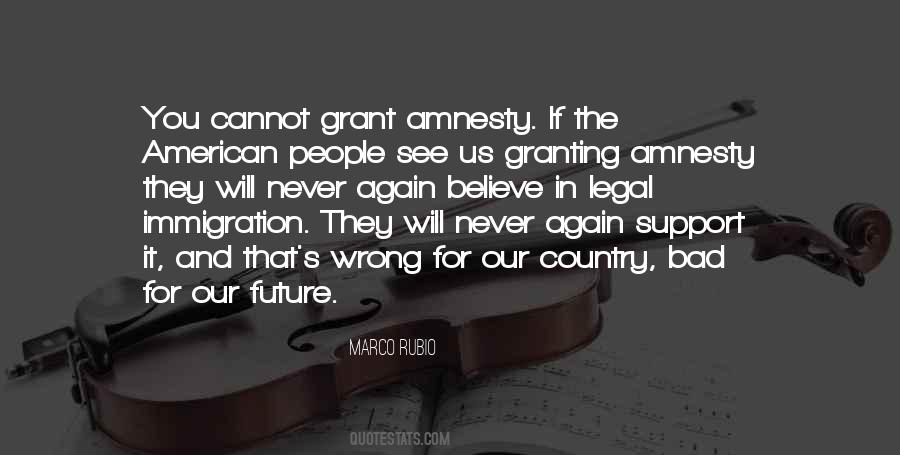 Immigration Amnesty Quotes #1235833