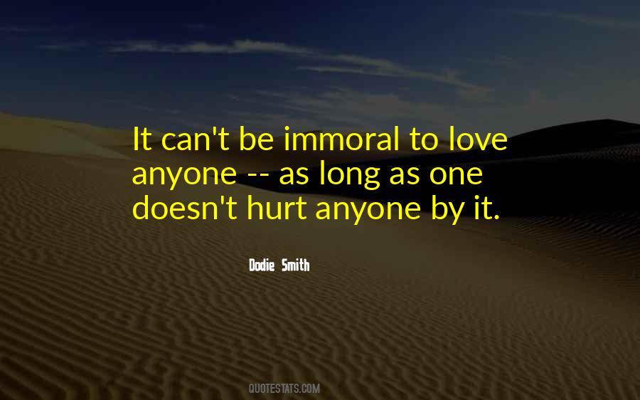 Immoral Love Quotes #1742760