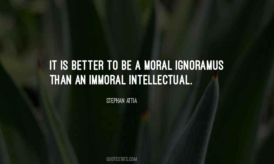 Immoral Quotes #1208872