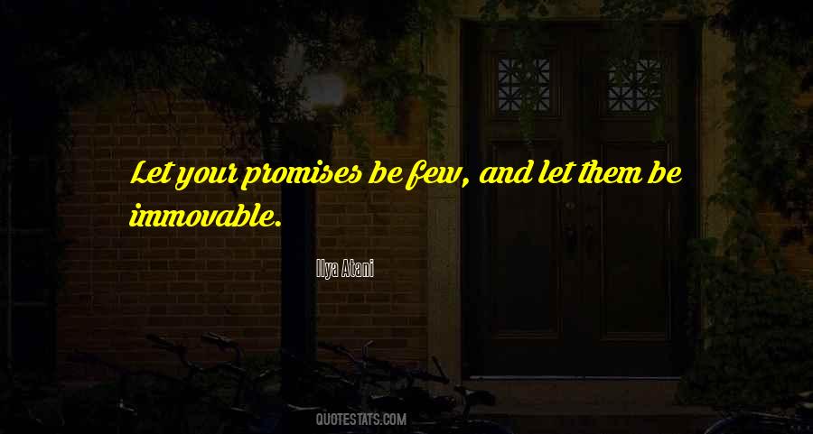 Immovable Quotes #47528