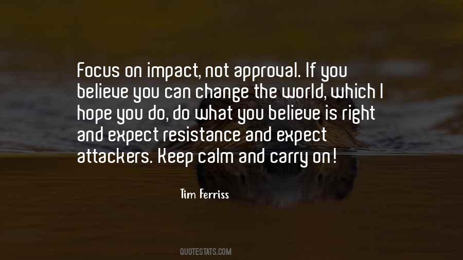 Impact The World Quotes #582229