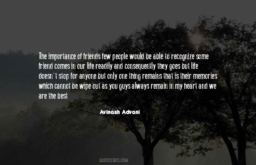 Importance Of Friendship Quotes #477617