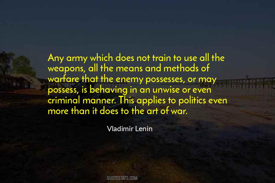 Quotes About The Art Of War #90074