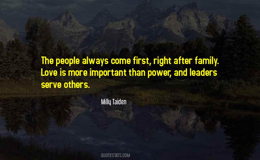 Important Leaders Quotes #1666374