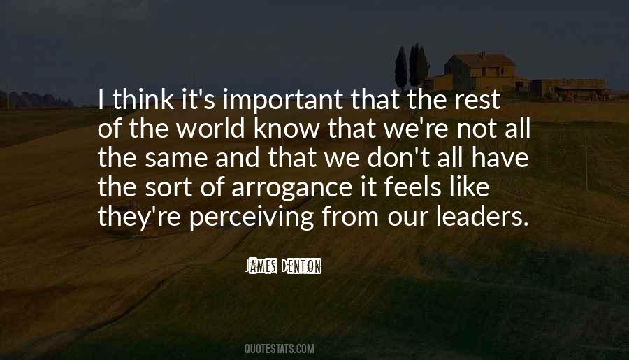 Important Leaders Quotes #181977