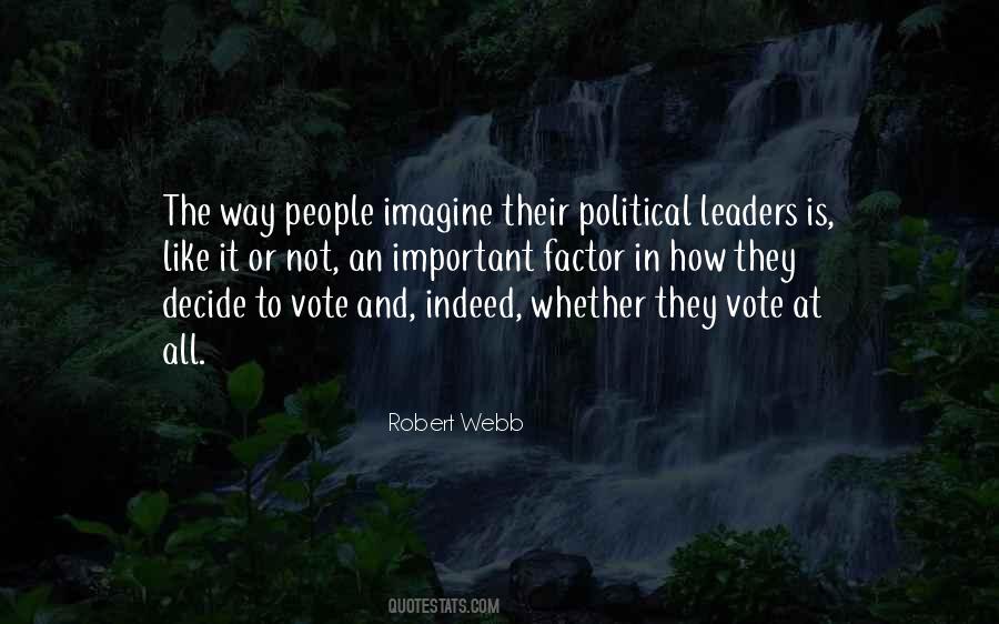 Important Leaders Quotes #1835649