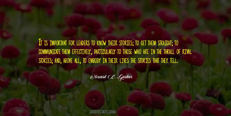 Important Leaders Quotes #302684