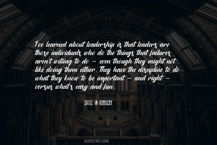 Important Leaders Quotes #369617