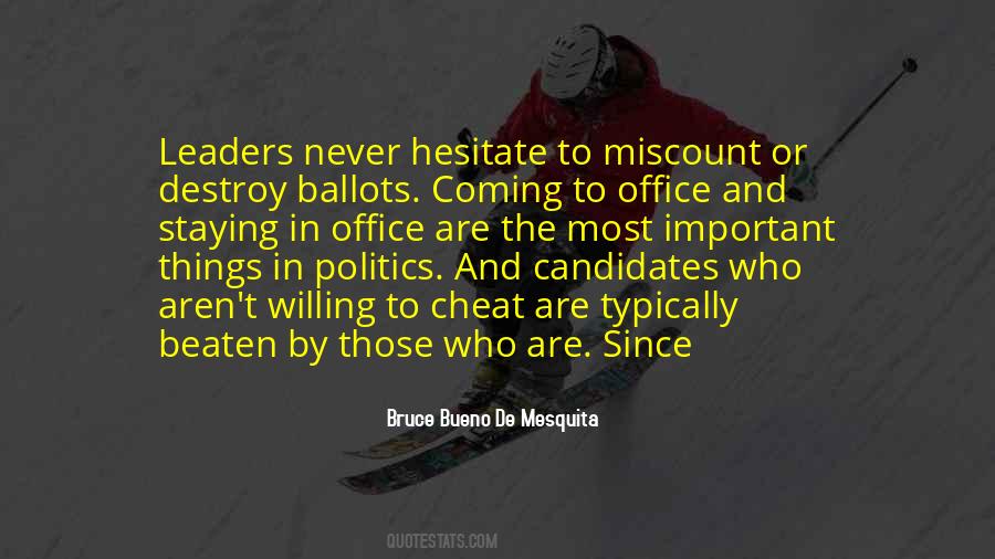 Important Leaders Quotes #452026