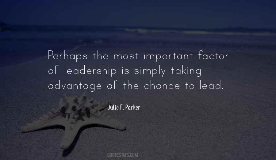 Important Leaders Quotes #893235