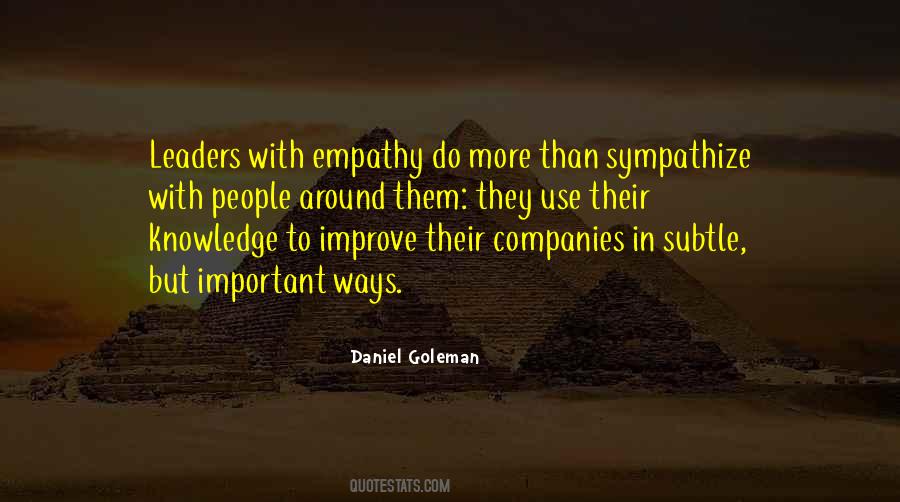 Important Leaders Quotes #964292