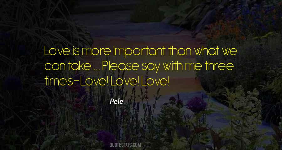 Important Love Quotes #91526
