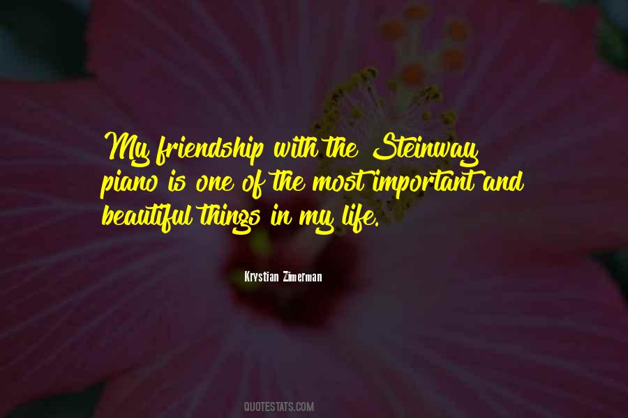 Important Things In My Life Quotes #1763647