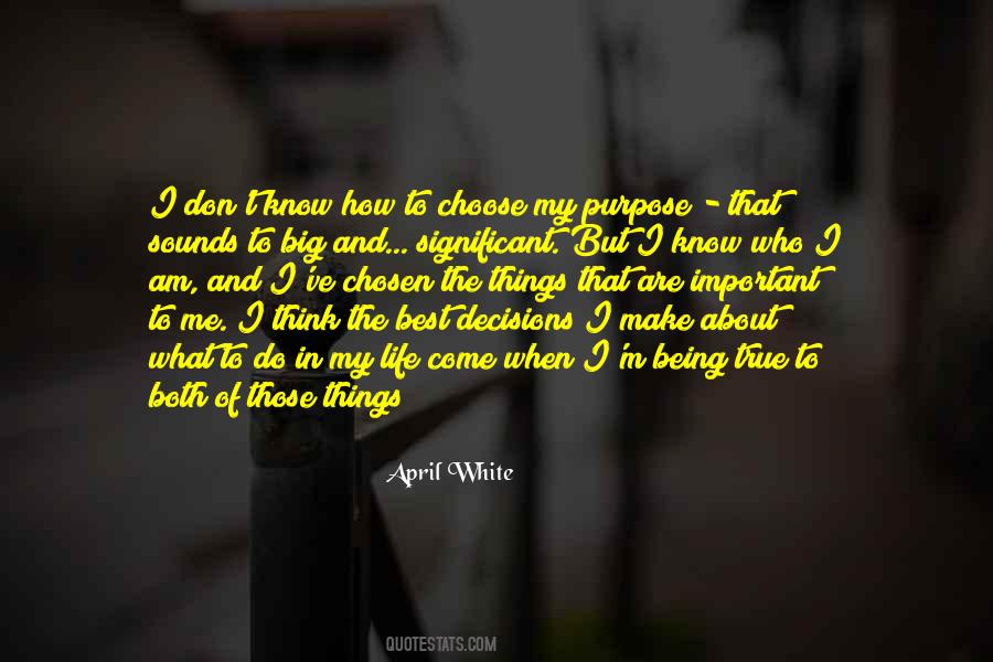 Important Things In My Life Quotes #1870429