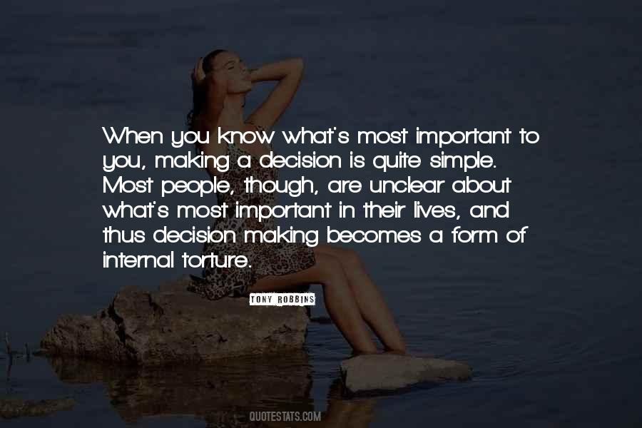 Important To You Quotes #1334083