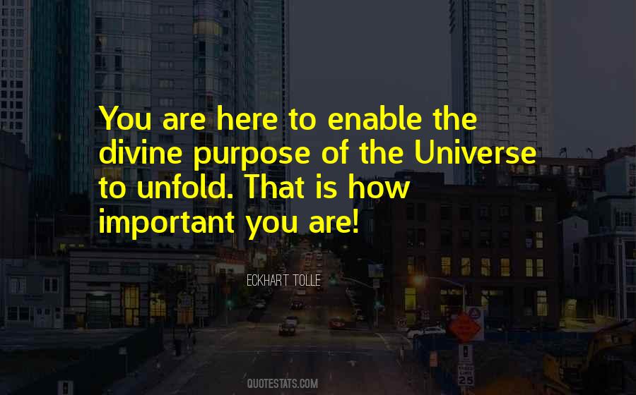 Important You Are Quotes #1580805