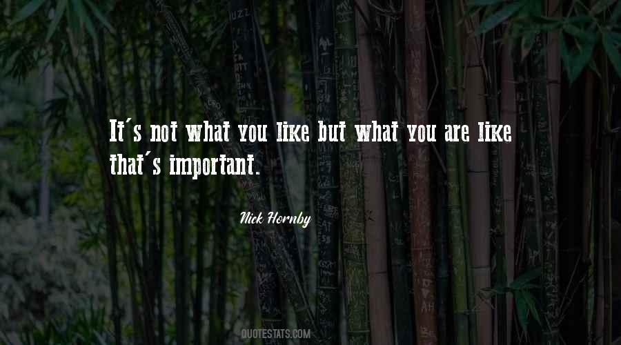Important You Are Quotes #55492