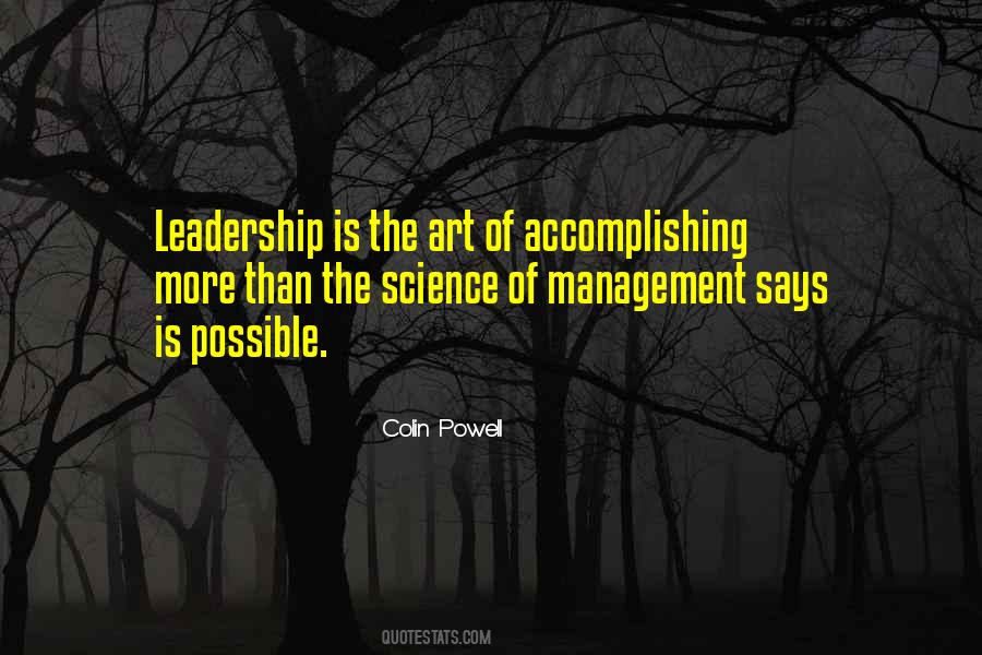 Quotes About The Art Of Leadership #1726546