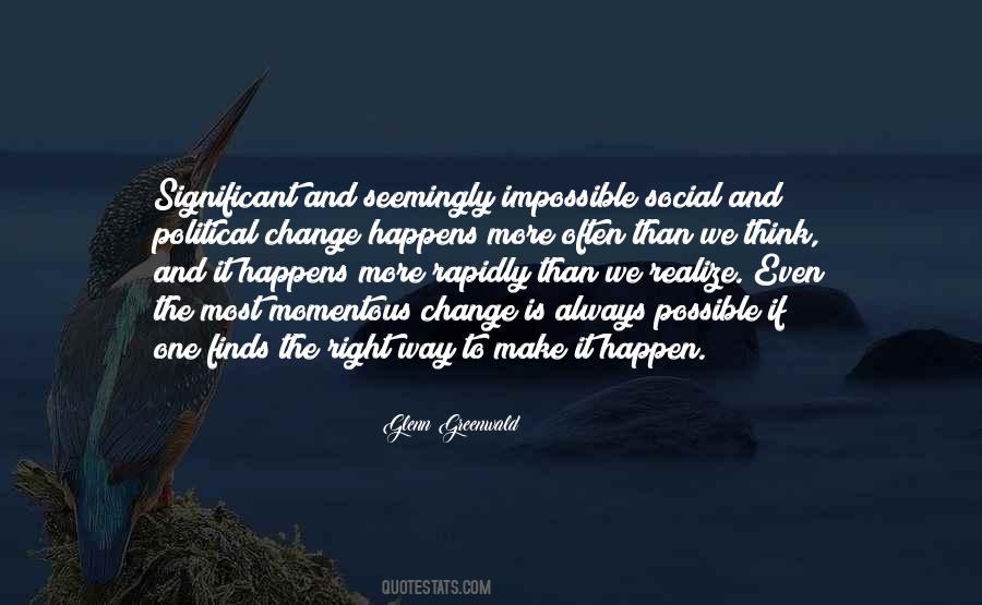 Impossible And Possible Quotes #272084