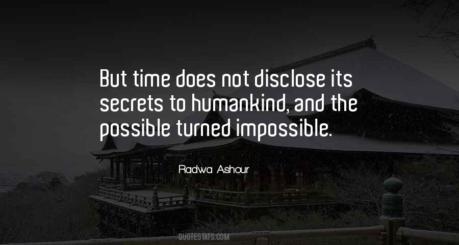 Impossible And Possible Quotes #349422
