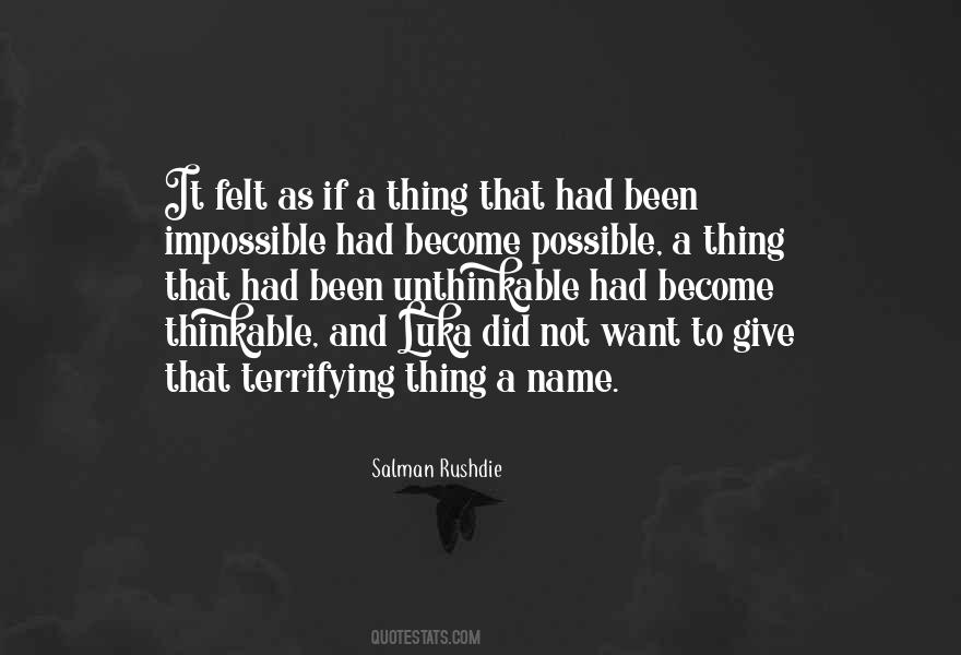 Impossible And Possible Quotes #385888