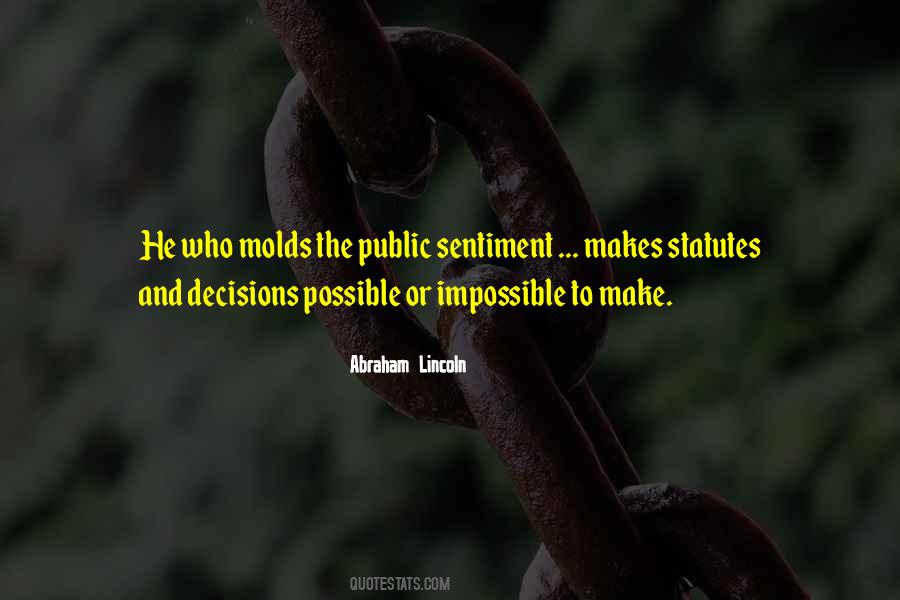 Impossible And Possible Quotes #528123
