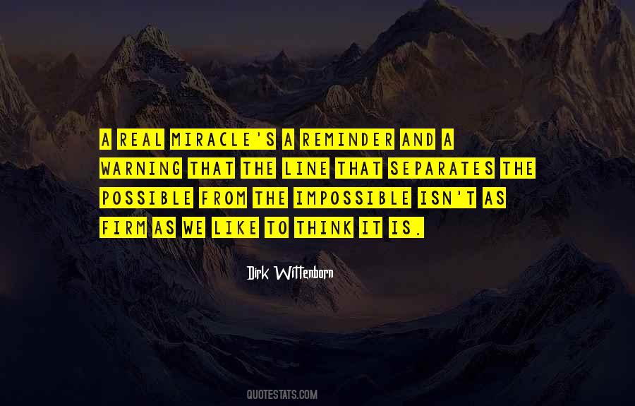 Impossible And Possible Quotes #609101