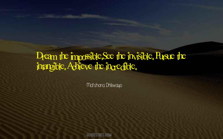 Impossible Dream Quotes #1104121