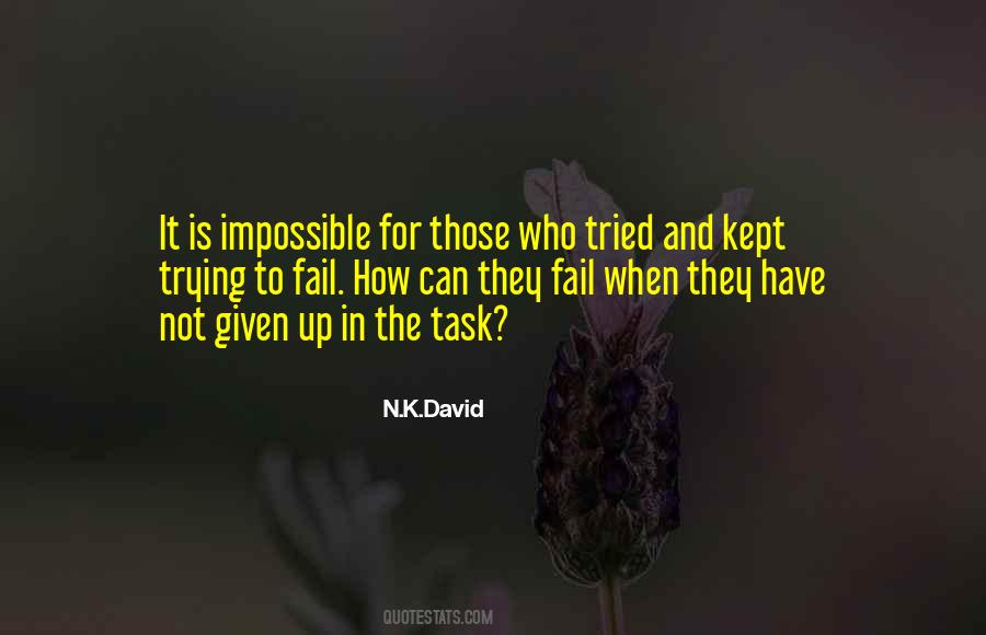 Impossible Task Quotes #192035