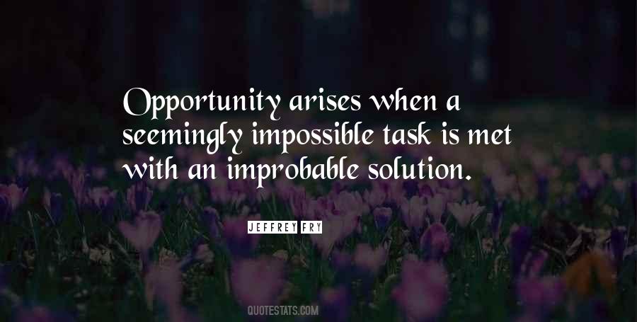 Impossible Task Quotes #80166
