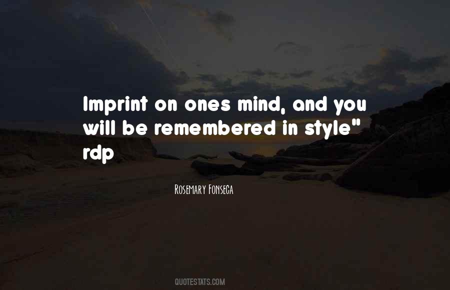 Imprint Quotes #635522